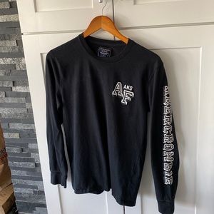 Abercrombie & Fitch black long sleeve shirt